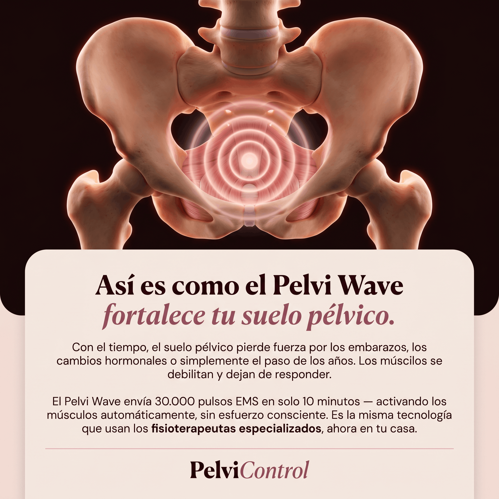 Pelvi Wave | Fisioterapia Pélvica en Casa — Tecnología Clínica