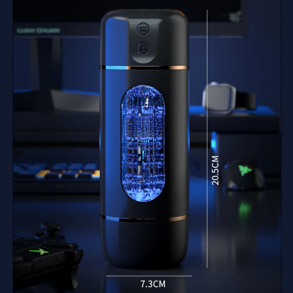 DeepThrust | Masturbador masculino con control por voz