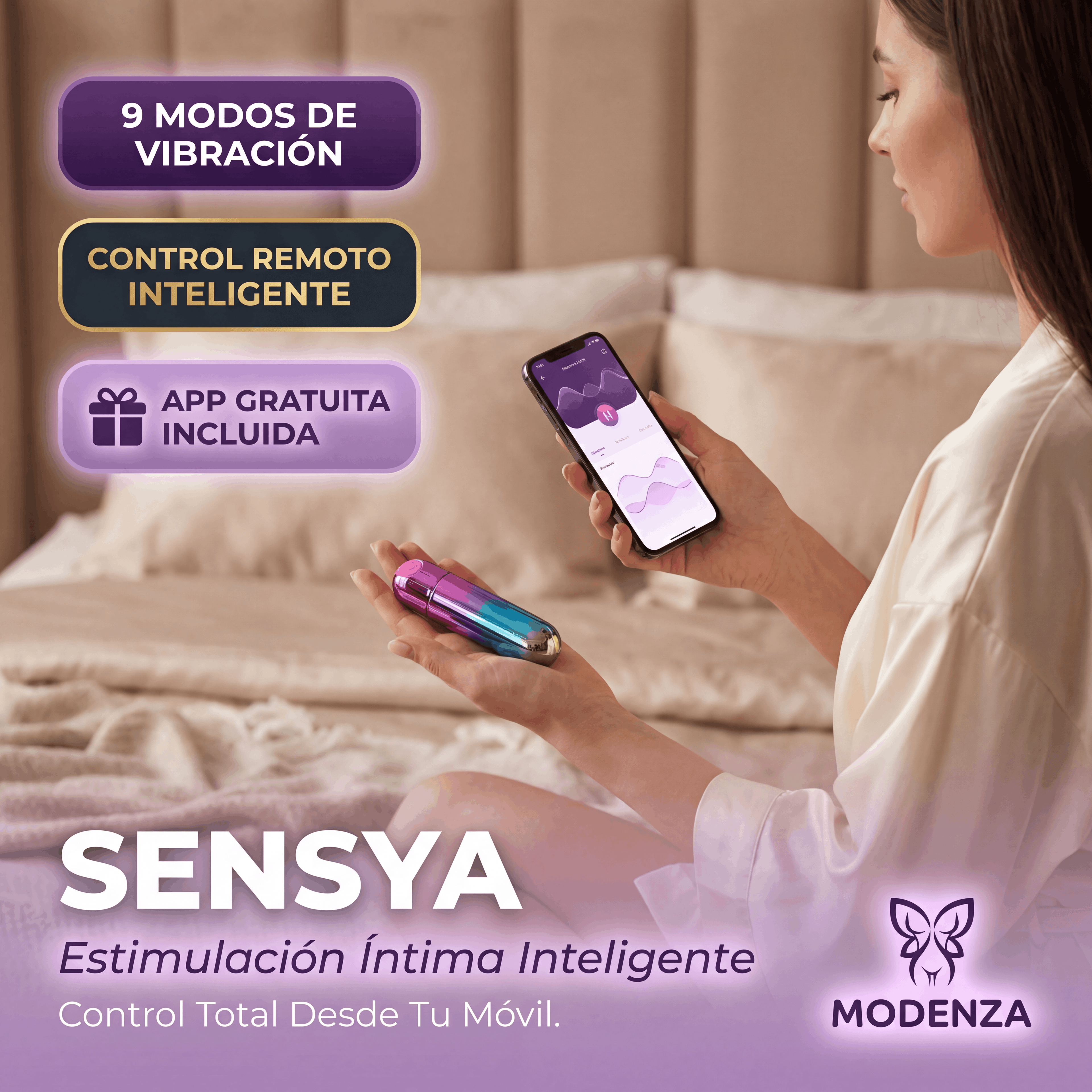 Pulsya | Estimulación Íntima Inteligente — Control Total Desde Tu Móvil