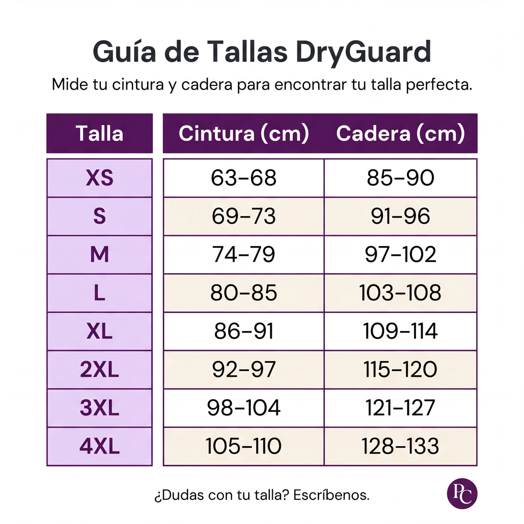 DryGuard | Ropa interior de protección activa